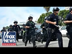 HAPPENING NOW: Anti-Trump rioters clash with police in Los Angeles