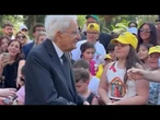 Mattarella riceve i più fragili ai giardini del Quirinale in occasione della Festa della Repubblica