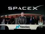 SpaceX DEBUTTA a Wall Street: Musk "suona" la campanella