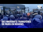 Des migrants transférés de Paris vers des centres d'accueil temporaires en régions