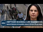 MIGRATION: Skandal um Baerbocks Ministerium! Auswärtiges Amt soll Afghanen-Visen vereinfacht haben