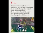 Automobile con 9 giovani precipita in un canale a Senago: tre morti