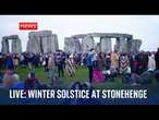 Ceremony takes place at Stonehenge to mark winter solstice 2024 - watch live