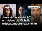 Janja vê 'incoerência' em vídeos de Michelle e desestimula engajamento | Daniela Lima