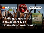 PT aprova resolução e punirá filiados que votarem a favor da 'PL da Dosimetria' | Dani Lima