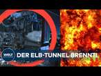 HAMBURG: Elbtunnel in Flammen! - Lkw-Brand löst Vollsperrung aus - Völliger Ausnahmezustand!