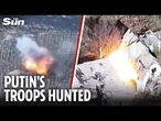 Moment Ukraine troops WIPE OUT hiding Russians in Pokrovsk