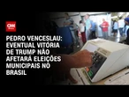 Pedro Venceslau: Eventual vitória de Trump não afetará eleições municipais no Brasil | CNN ARENA