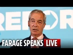 LIVE: Reform UK's Nigel Farage to speak about grooming gangs in Westminster speech