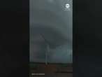 Footage captures severe storms across western Oklahoma