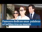 Isabel Preysler, Ana Rosa Quintana y otros famosos dedican unas palabras a Caritina tras su muerte