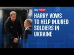 Prince Harry visits Kyiv to help Ukrainian soldiers wounded in war with Russia