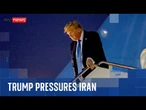 Trump urges Iran to 'surrender' as he calls supreme leader an 'easy target'
