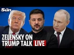 LIVE: Zelensky speaks after meeting Trump on digital call ahead of Putin talks