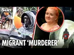 Chilling moment migrant stares ‘spookily’ at asylum hotel worker before ‘stalking & murdering her’