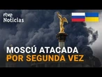 GUERRA UCRANIA | SEGUNDO ATAQUE MASIVO con DRONES sobre una REFINERÍA de MOSCÚ | RTVE Noticias