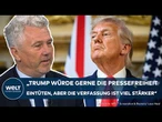 TRUMP: "Bedrohlich, aber nicht das Ende der Pressefreiheit!" US-Journalist überrascht mit Analyse