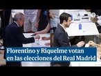 Florentino y Riquelme votan en unas elecciones históricas para la presidencia del Real Madrid