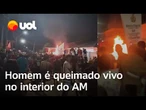 Acusado de feminicídio é queimado vivo em Tonantins, no AM