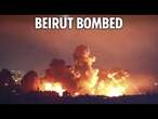 Israel launches fresh airstrikes near Beirut airport as string of explosions heard