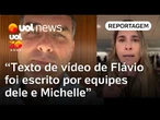 Leticia Casado: texto de vídeo de Flávio Bolsonaro foi escrito por equipes dele e Michelle