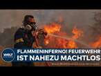 WALDBRÄNDE IN GRIECHENLAND: Flammeninferno schier unaufhaltsam |Großbrand bedroht Marathon & Penteli