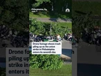 Drone footage shows trash piling up in Philadelphia as union strike continues