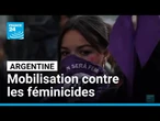 Argentine : la rue se mobilise contre les féminicides après la mort d'une adolescente