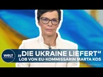 EU-BEITRITT DER UKRAINE: Kommissarin Kos fordert Tempo, Reformen und Milliarden für Wiederaufbau!