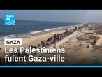 Les Palestiniens fuient Gaza-ville, cible d'une offensive israélienne meurtrière • FRANCE 24