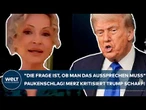 USA: "Die Frage ist, ob man das aussprechen muss!" Paukenschlag! Merz kritisiert Trump scharf!
