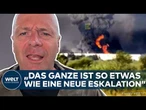 UKRAINE-KRIEG: "Da hat es lichterloh gebrannt!" Neue Eskalationen verlagern sich ins Hinterland