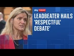 Kim Leadbeater hails 'respectful' debate as assisted dying bill passes for good of 'families'