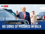 No sign of progress in Gaza as Donald Trump visits Syria and Qatar