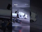 Armed carjackers steal 18-wheeler & lead police on car chase through streets of Los Angeles