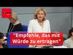 Klöckner kontert Kritik von Habeck und Lang: "Empfehle, das mit Würde zu ertragen"