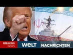 IRAN-KRIEG: Eskalation wegen Hormus! Massive Angriffe der USA! Mullahs feuern auf Golfstaaten I WELT