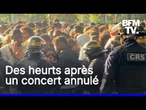 Des affrontements à Châtelet après l'annulation d'un concert ce samedi
