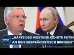 UKRAINE-KRIEG: Verhandlungen um Waffenruhe! "Härte des Westens könnte Putin an den Tisch bringen"