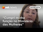 Demitida por Lula, ex-ministra Cida Gonçalves diz estar 'bem aliviada': 'Decisão conjunta'