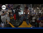 Rowdy fans pour into streets after NBA Finals game in NYC