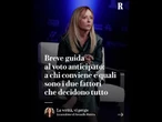Voto anticipato, tutto quello che c'è da sapere