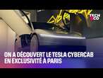 On a découvert le Tesla Cybercab en exclusivité à Paris