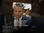 Manifestantes contra la guerra se cuelan en el testimonio de Hegseth ante el senado