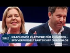 PAUKENSCHLAG BEI PARTEITAG: SPD-Parteichef Klingbeil nur mit 64,9 gewählt - Gewaltig geschwächt