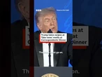 Trump takes swipes at 'fake news' media at Correspondents' Dinner. #BBCNews