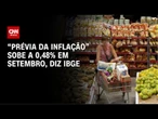 “Prévia da inflação”: IPCA-15 sobe a 0,48% em setembro, diz IBGE | CNN ARENA