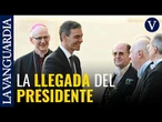 Pedro Sánchez llega al Vaticano para reunirse con el papa León XIV
