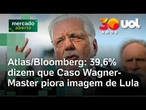Caso Wagner-Master piora imagem de Lula para 39,6% dos brasileiros, aponta pesquisa Atlas/Bloomberg