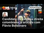 Candidato da extrema direita colombiana já articula com Flávio Bolsonaro | Janaína Figueiredo